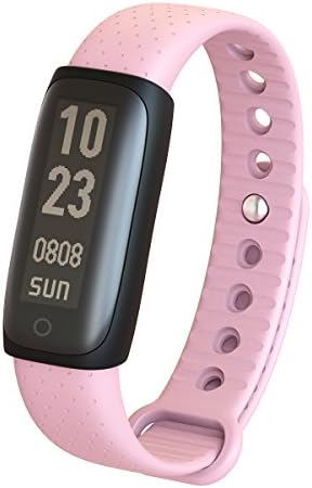 Fitness Tracker,CYBORIS Smart Sports Wristbands Dynamic Heart Rate and Blood pressure Monitor Touch Screen Bracelet Wristband (Pink)