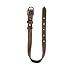 Hide & Drink Rustic Leather Dog Collar with Internal Mayan Lining for Small Dogs (8.5-14.5 Inches) Handmade Tropical Blue