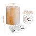 pursalt Himalayan Salt Lamp Night Light Plug in, Hand Carved Salt Rock Night Light for Bedroom Bathroom Decoration and Lighting,Pink Crystal Rock Salt Cylinder-Shaped
