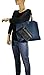 Scarleton Leather Tote Bag for Women, Womens Purses and Handbags, Reversible Tote Bags for Women, Purses for Women, H18420701, Blue/Black