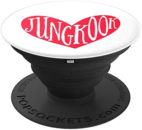 Kpop PopSocket Merchandise JungKook Heart Love K-pop Merch - PopSockets Grip and Stand for Phones and Tablets