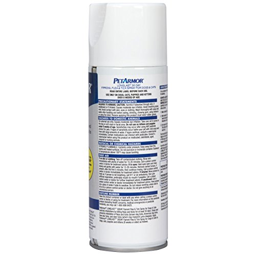 PETARMOR LongLast Fipronil Flea and Tick Spray for Dogs and Cats