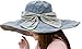 Women's Lady's Large Bowknot Wide Brim Beach Sun Hat, Blue