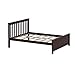 Max & Lily Solid Wood Full-Size Bed, Espresso
