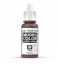 Vallejo Saddle Brown Paint, 17ml