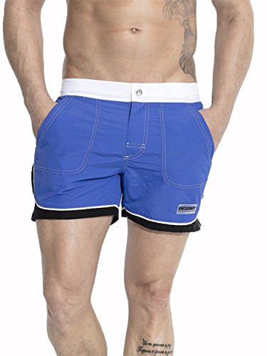 image for Neleus Mens Dry Fit Beach Shorts Swimming Trunks With Pockets, 712  Bl