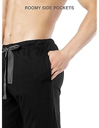 David Archy - Pantalones cortos de algodón para dormir para hombre