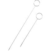 2 PCS Loop Turner Hook with Latch, 10.4" &amp; 7" Stainless Steel Sewing Loop Turner Hook with Latch, Sewing Accessories and Tools, DIY Knitting Accessories, Sewing Concepts