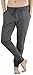 ToBeInStyle Women's Solid Print French Terry Jogger Pants - Charcoal - Medium
