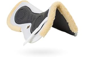 Kavallerie 3D Air-Mesh Half Pad, Impact Protection & Therapeutic Gel Padding English Saddle for Maximum Support and Stability, Best for Horses Under Saddle, Dressage, Jumping & Training