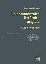 Le  commentaire littéraire anglais