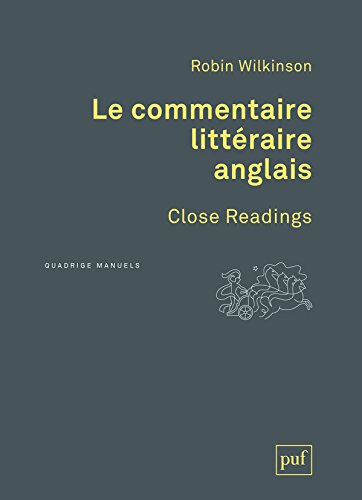 Le  commentaire littéraire anglais