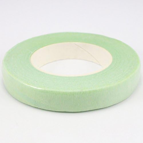 DIY Tape 30 yards/roll 1.1cm(1/2'') Wide Paper Floral Tapes Bouquet Stem Wrap florist Accessories (Light green)