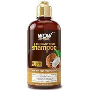 Amazon.com : WOW Coconut Milk Shampoo, Slow Down Hair Loss ...