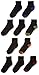 Fruit of the Loom Big Boys' 10 Pack Ankle Socks, Black, Shoe: 9-2.5