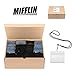 MIFFLIN Lanyard (Black, 3.5x2.25 inch, 250 Pack) with Clear Plastic Horizontal ID Badge Holder, Heavy Duty Name Pouch with Soft, Woven, Neck Lanyards