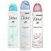 (6 PACK) DOVE Dry Spray Antiperspirant 48 hours, (Talco) 5oz