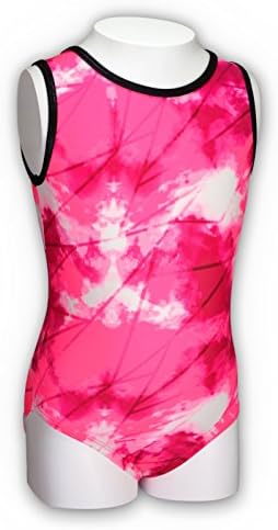 Pelle Girls' Discount Gymnastics Leotard Hot Pink Sky CS