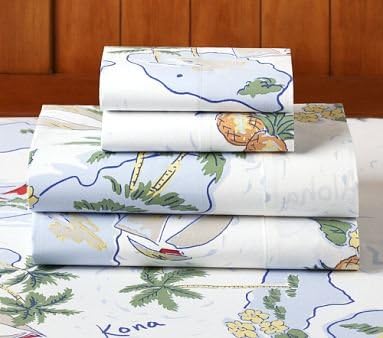 Amazon Com Pottery Barn Kids Pbk Island Surf Percale Sheeting