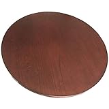 Wood Very Dark Espresso Lazy Susan Turntable Tray 22