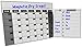 Magnetic Refrigerator Dry Erase Calendar - Magnet Weekly Chore List Grocery List and to Do List