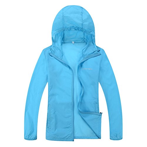 Woman Lightweight Water Repellent Skin Coat CHAREX Sun Protection Outdoor Jacket