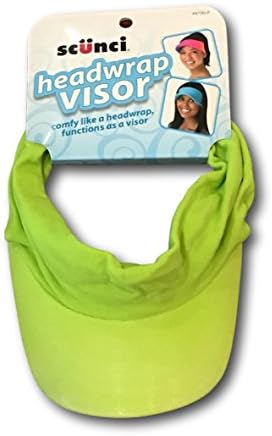 Scunci Headwrap Visor - Comfy Like a Headwrap, Functions Like a Visor