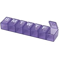 Ezy Dose Weekly (7-Day) Classic Pill Organizer and Planner (Medium)