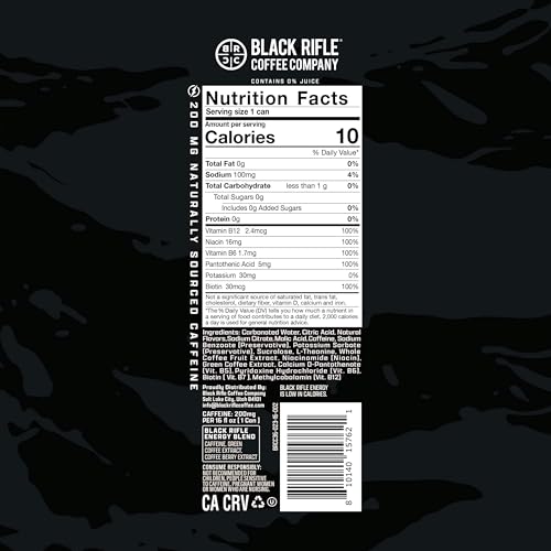 BLACK RIFLE COFFEE COMPANY WILD FROST, 16 OZ, 12 CT