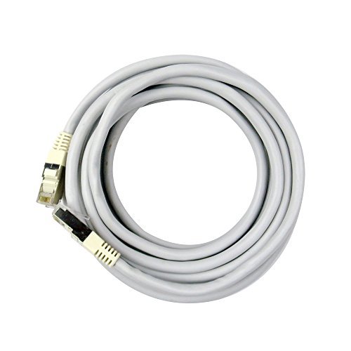 Hentek Cat5e Ethernet Patch Cable 16 Feet(5 meters) - RJ52 Computer Networking Cord ETHERNET LAN NETWORK CABLE -10 FT Gray by Cmple-Gray