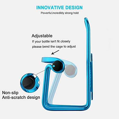 image for Ibuger Bike Water Bottle Cages, Bike Bicycle Lightweight Aluminum Allo