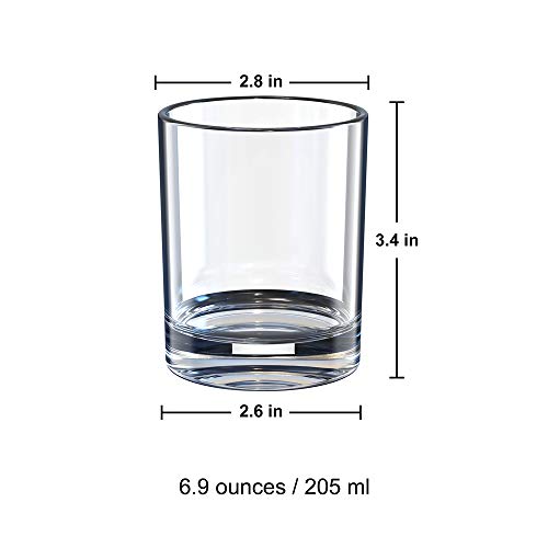 Whiskygläser, Bourbon Cocktailgläser, Old Fashioned Rocks Trinkgläser für Scotch, Rum, langlebige Glaswaren Cup Sets für… – Bild 4