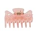 Yeshan Mix Colored Bow Design Small Claw Hair Clip,Plastic No-Slip Grip Jaw Hair Clip for Girls and Women,Pack of 12