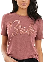 Plus Size Bride Shirt for Women - Bold Embossed