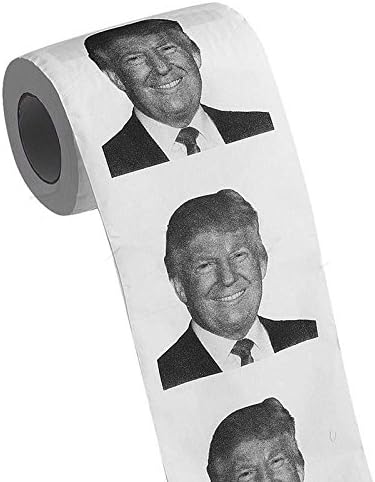 Donald Trump Toilet Paper Roll - #1 Donald Trump Gift, Perfect Gag Gift for Bathroom