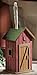 Mallory Lane Collections Etc Country Wooden Outhouse Toilet Brush Holder