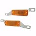 Toyota Corolla KE70 KE72 KE75 Front Chrome Bumper With Pairs Indicator Signal Lights Lamps