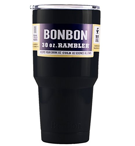 Bonbon 30 ounce rambler tumbler stainless steel cup wit…
