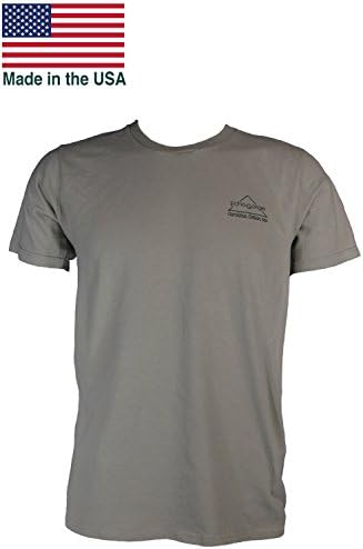 EchoGorge Men’s Carolina Cotton Long Tail T-Shirt. Made in the USA. (Medium, Dove Grey)