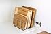Seville Classics Vertical Pan Lid Rack Kitchen Counter and Cabinet Organizer, 10
