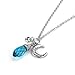 Birthstone Charm Pendant Necklace 