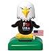 I Heart USA God Bless America Patriotic Bald Eagle Solar Powered Desk Dancer