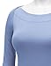 Regna X Re-Stock Love Coated Womens Boat Neck Soft and Stretchy T-Shirt Top(Plus