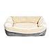 Amazon Basics Warming Pet Bed for Dog, 35-Inch, Grey