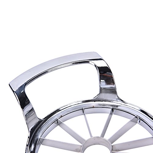Supershopping Apple Slicer-Heavy Duty Commercial Apple Corer and Divider,Silver,Food Grade Stainless Steel