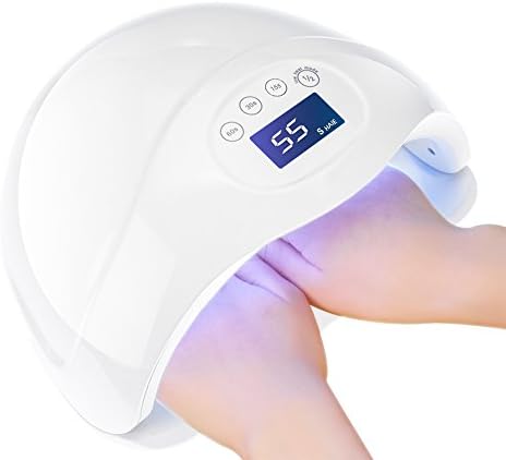 Nail Lamp, Jusoney 48W UV Light Nail Dryers for Nail Polish with 4 Timer Setting and 2 Mode, Cure 10 Fingernails or Toenails at the Same Time
