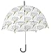 Rainbrella Kids Plastic Umbrella - Sky Collection Rainbow Umbrella with Lightning Bolts Design and Clear Body, Hook Handle