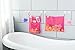 2 x Mesh Bath Toy Organizer + 6 Ultra Strong Hooks – The Perfect Bathtub Toy Holder & Bathroom or Shower Caddy – These Multi-use Net Bags Make Baby Bath Toy Storage Easy – For Kids & Toddlers