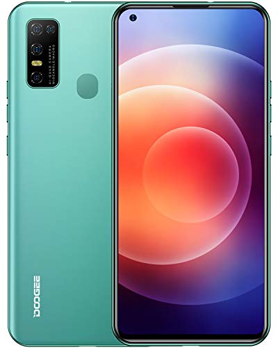 Unlocked Smartphone DOOGEE N30 (2021) Mobile Phone 4GB+128GB Triple Rear Camera 6.55" Infinity Display Android 10.0 4500mAh 4G Dual SIM Phones Green