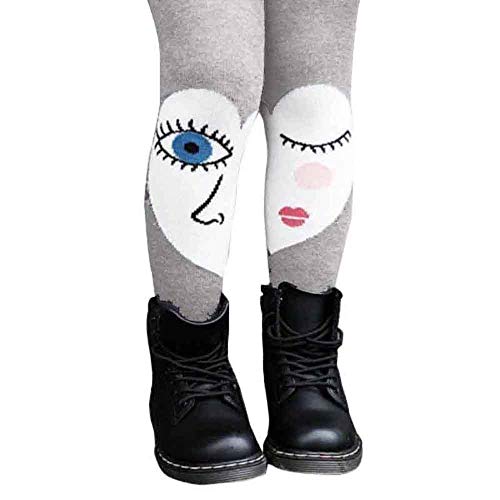 Clearance 1-7T Kids Baby Girl Cartoon Elastic Striped Pantyhose Princess Tights Seamless Leggings Warm Dance Stockings (E, 3-5 Years)
